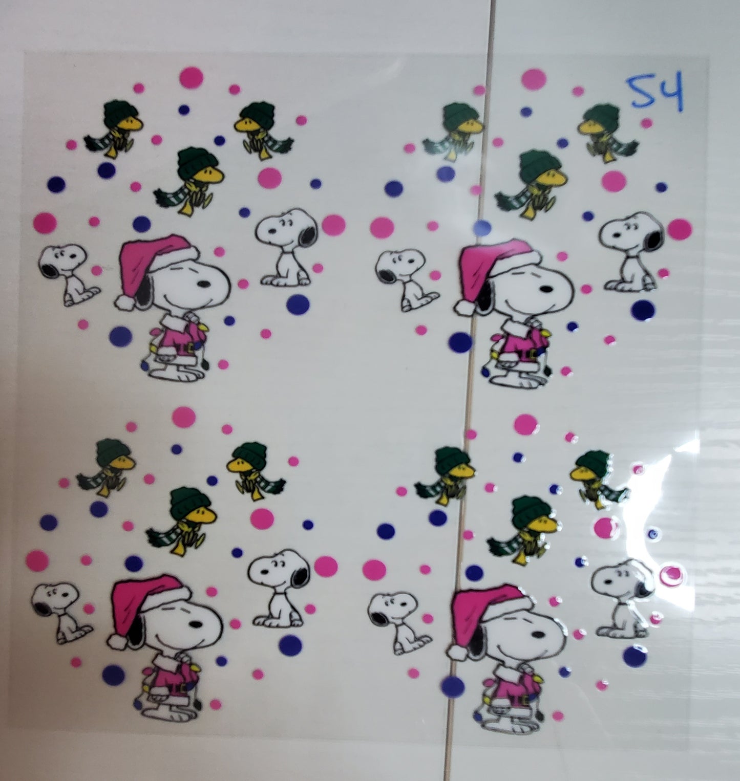 Set of 4 Custom Acrylic Holiday Ornaments