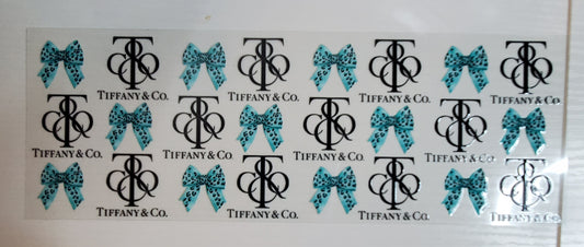 T & Co Blue Leopard