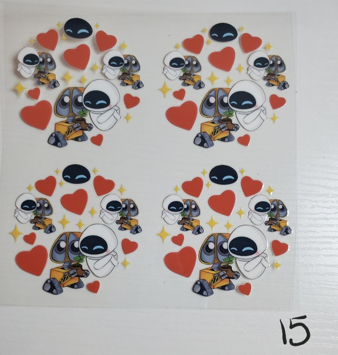 Set of 4 Custom Acrylic Holiday Ornaments