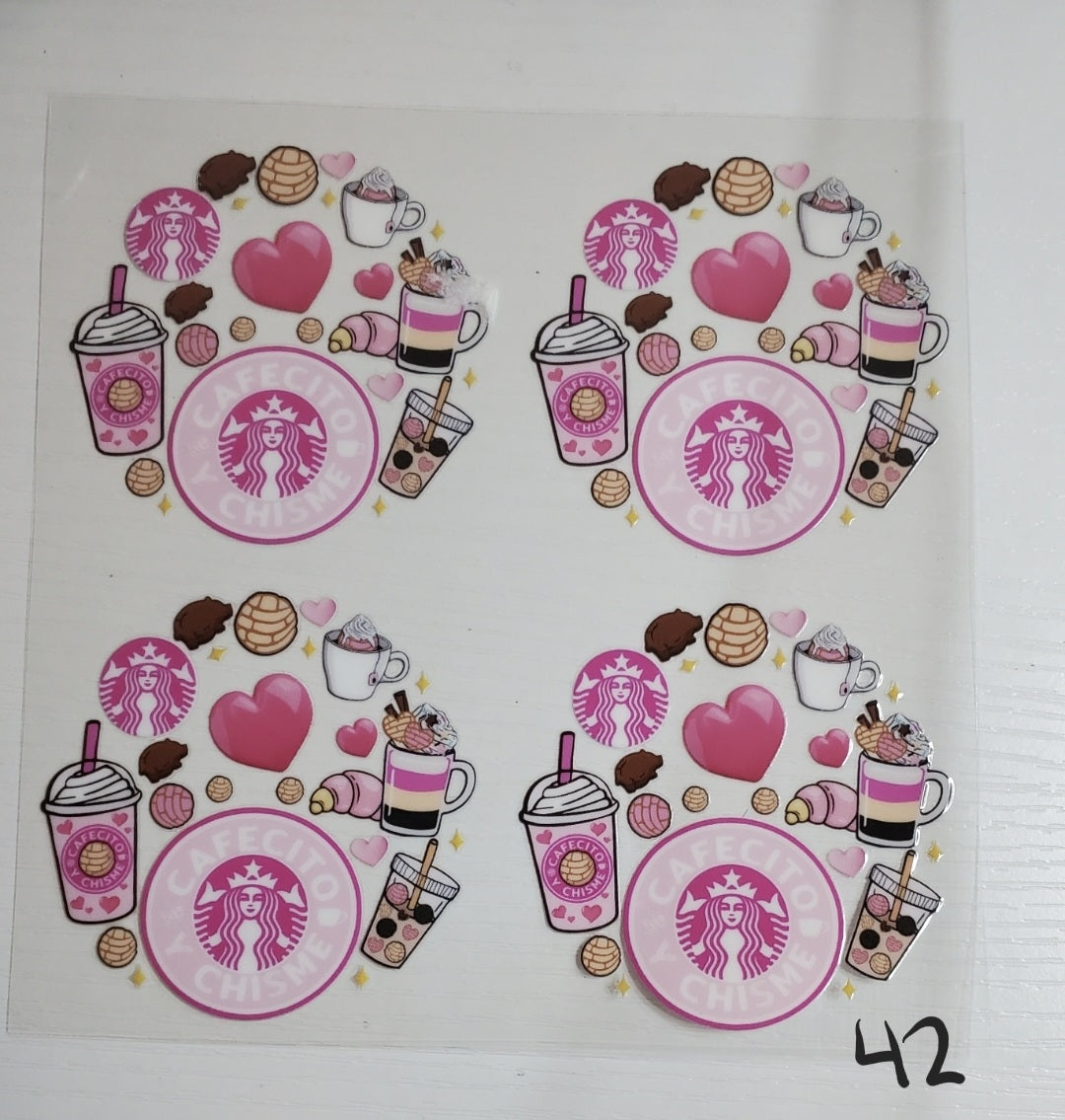 Set of 4 Custom Acrylic Holiday Ornaments