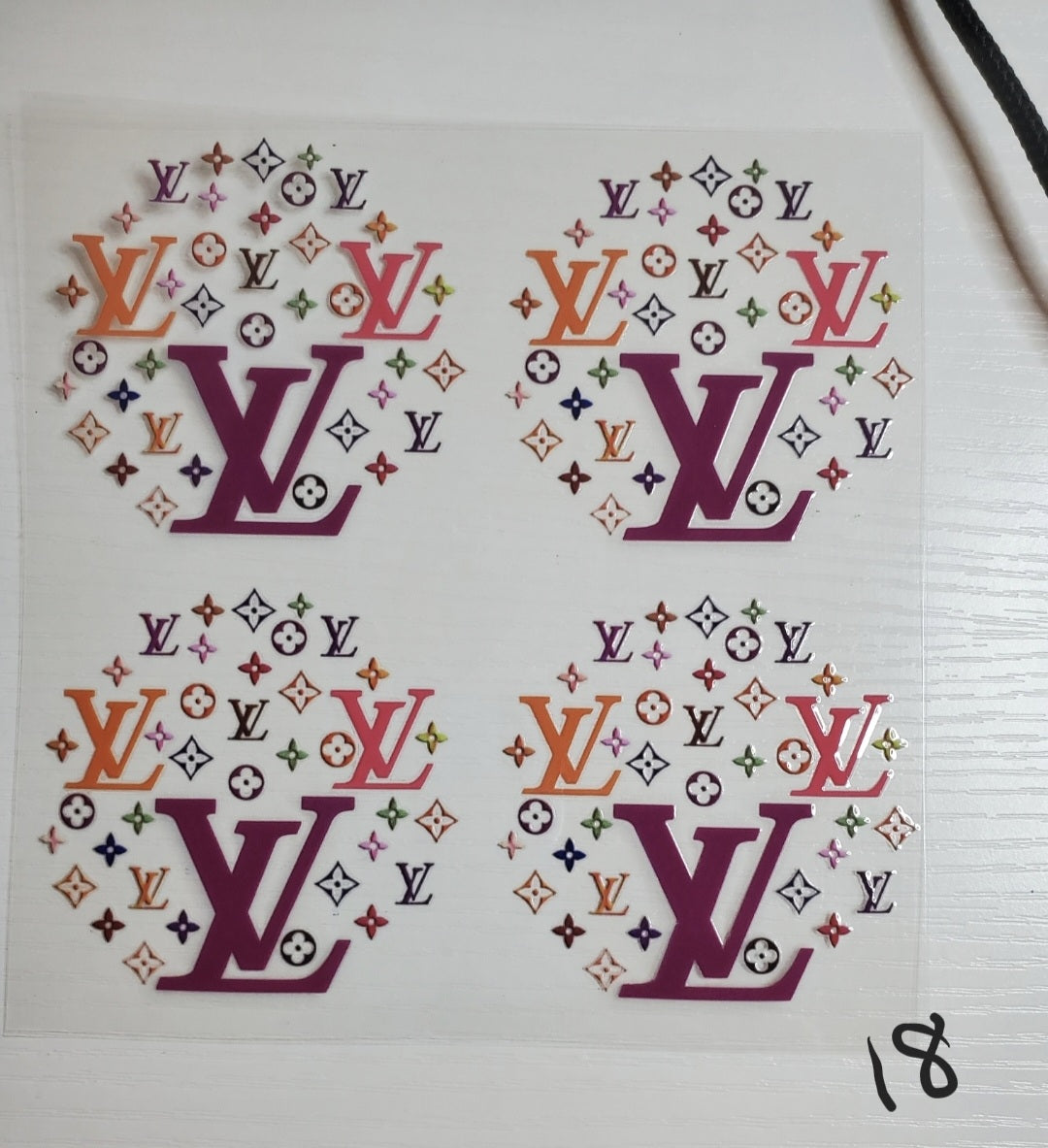 Set of 4 Custom Acrylic Holiday Ornaments