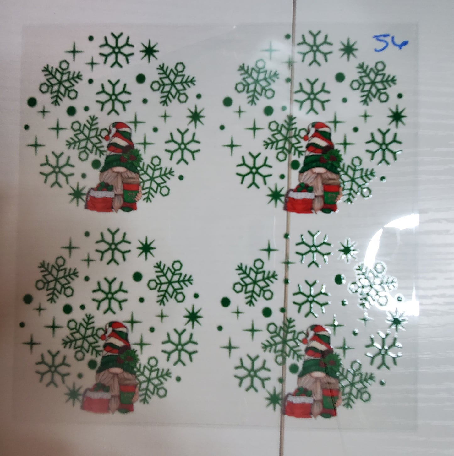 Set of 4 Custom Acrylic Holiday Ornaments