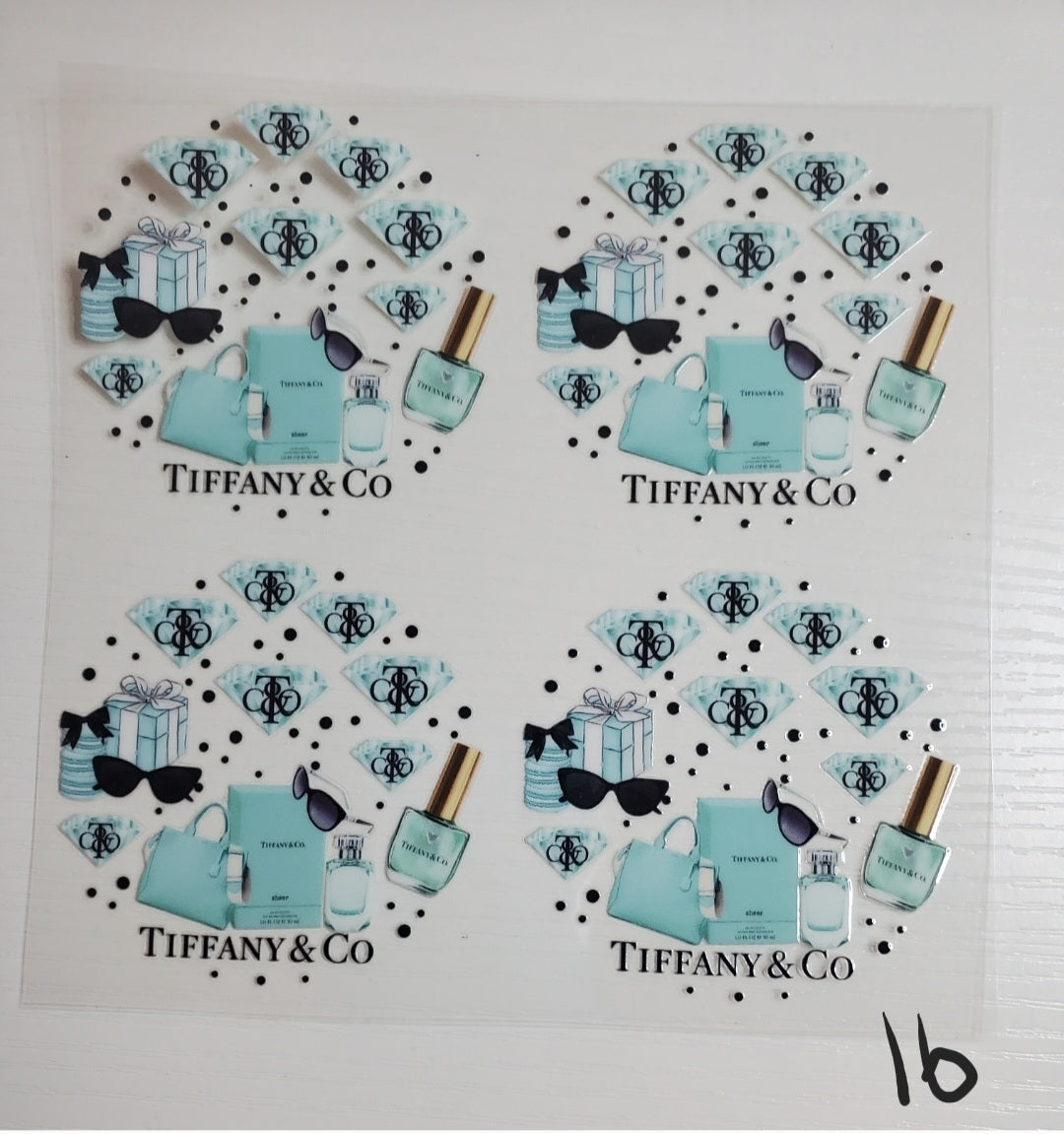 Set of 4 Custom Acrylic Holiday Ornaments