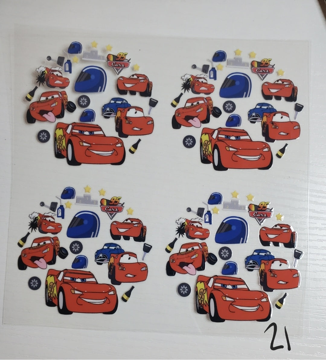 Set of 4 Custom Acrylic Holiday Ornaments