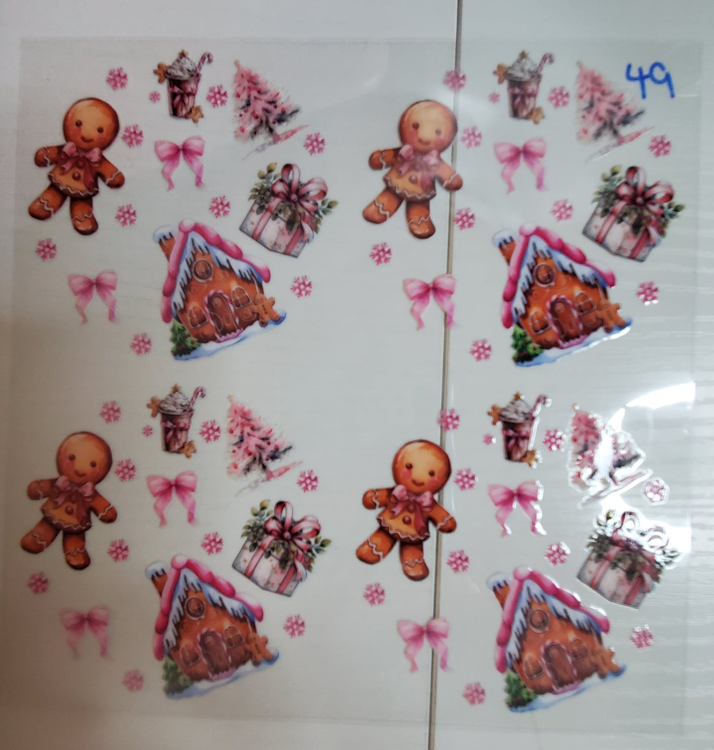 Set of 4 Custom Acrylic Holiday Ornaments