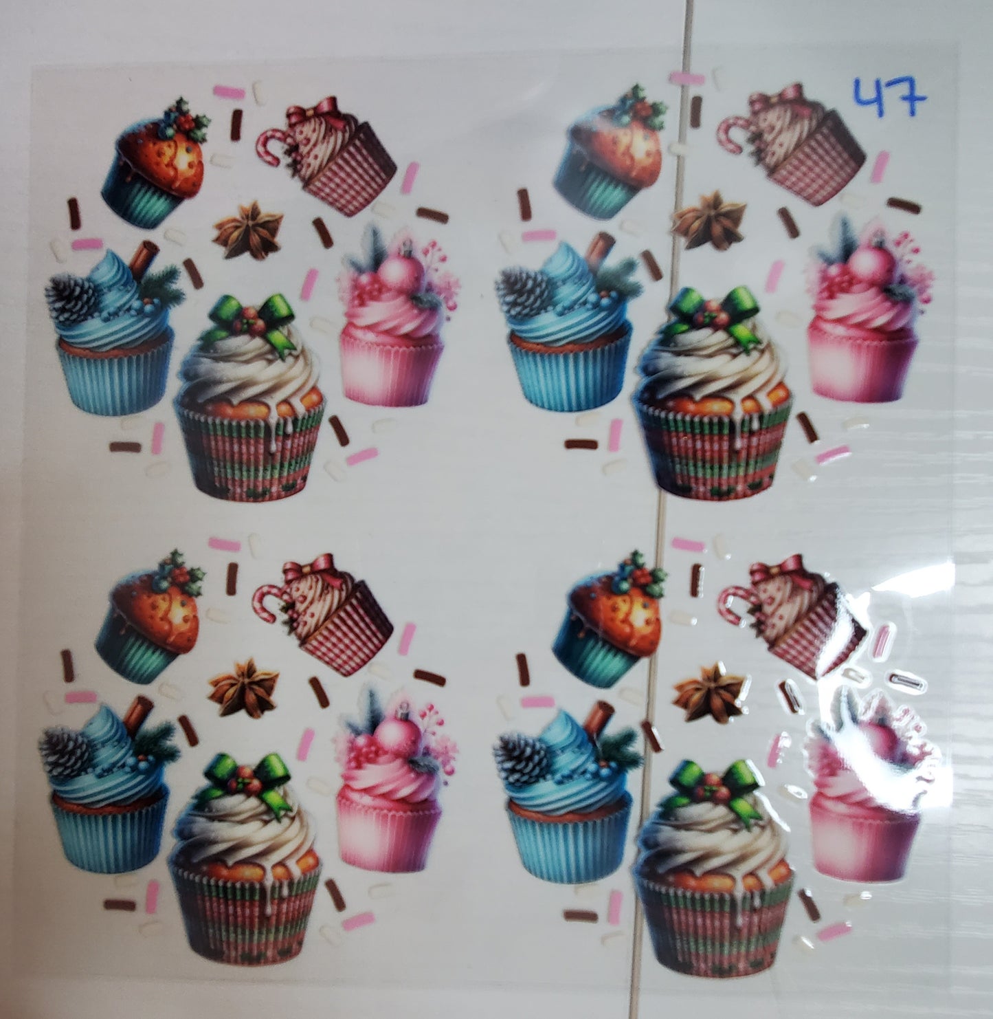 Set of 4 Custom Acrylic Holiday Ornaments