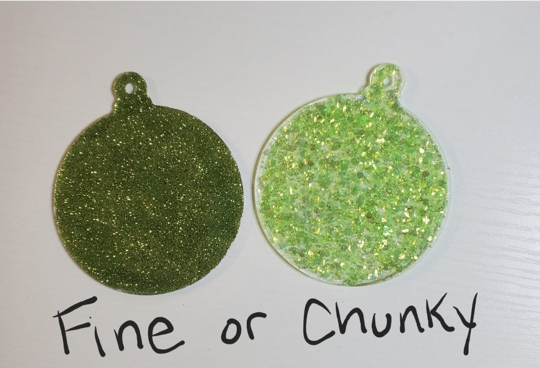 Set of 4 Custom Acrylic Holiday Ornaments