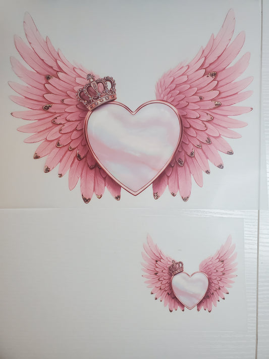 Pink Crown Wings