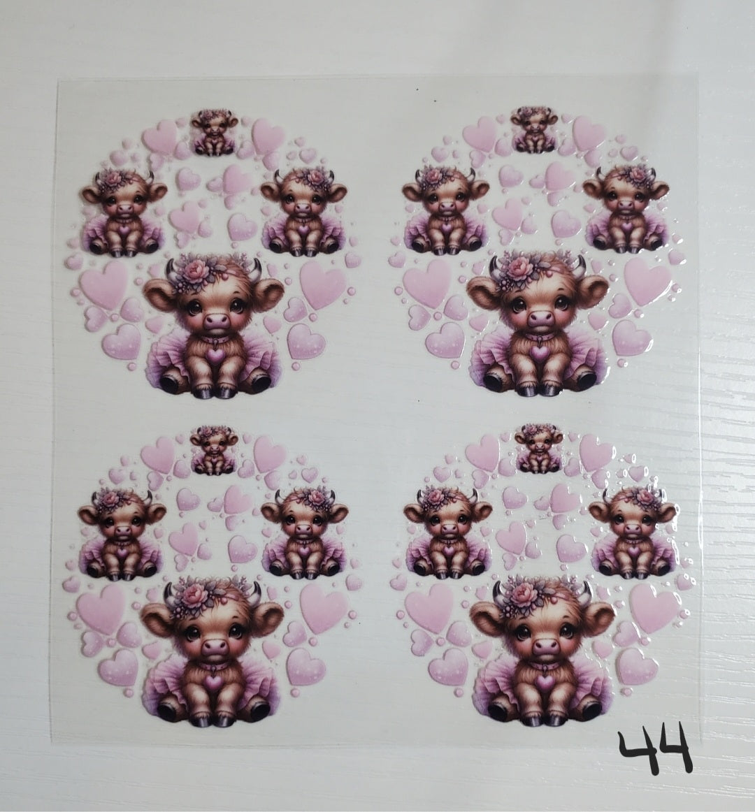 Set of 4 Custom Acrylic Holiday Ornaments