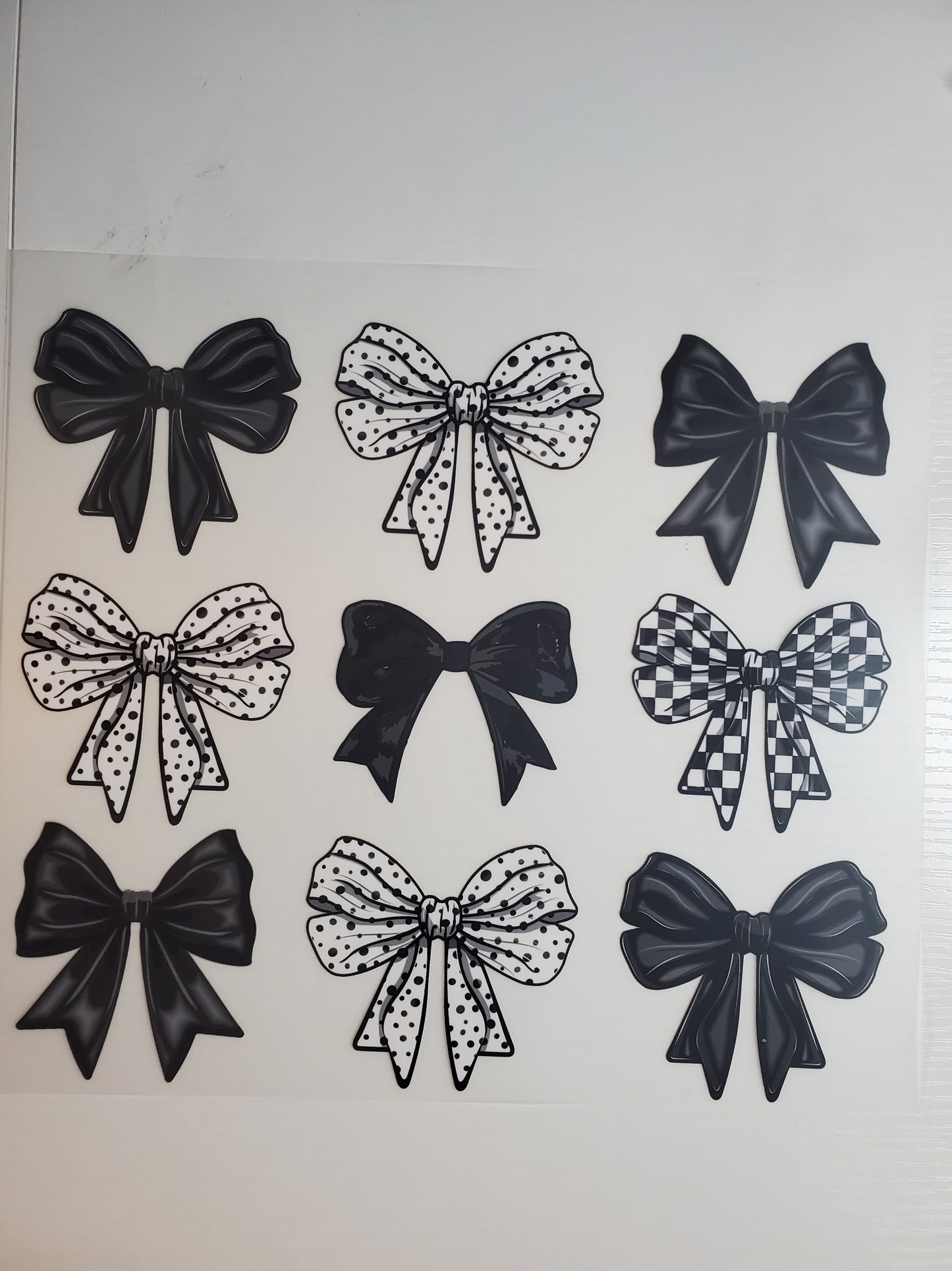 Black and White Ribbons