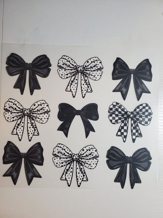 Black and White Ribbons