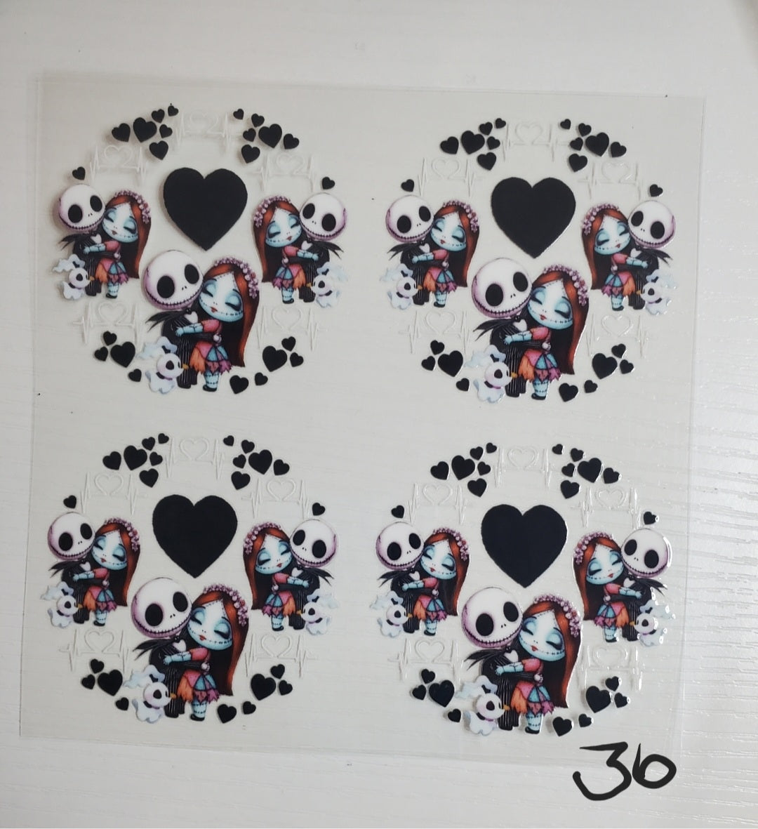 Set of 4 Custom Acrylic Holiday Ornaments