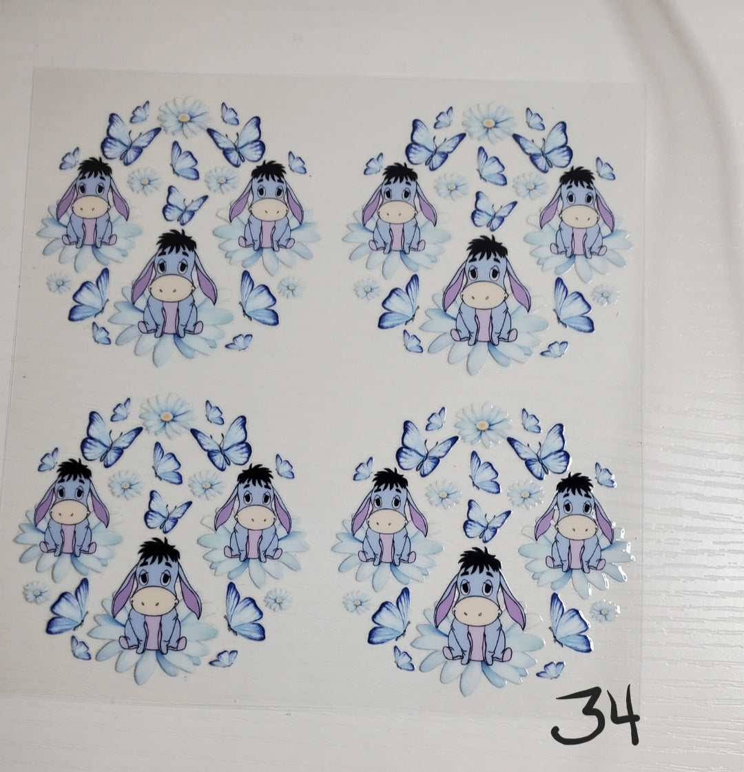 Set of 4 Custom Acrylic Holiday Ornaments