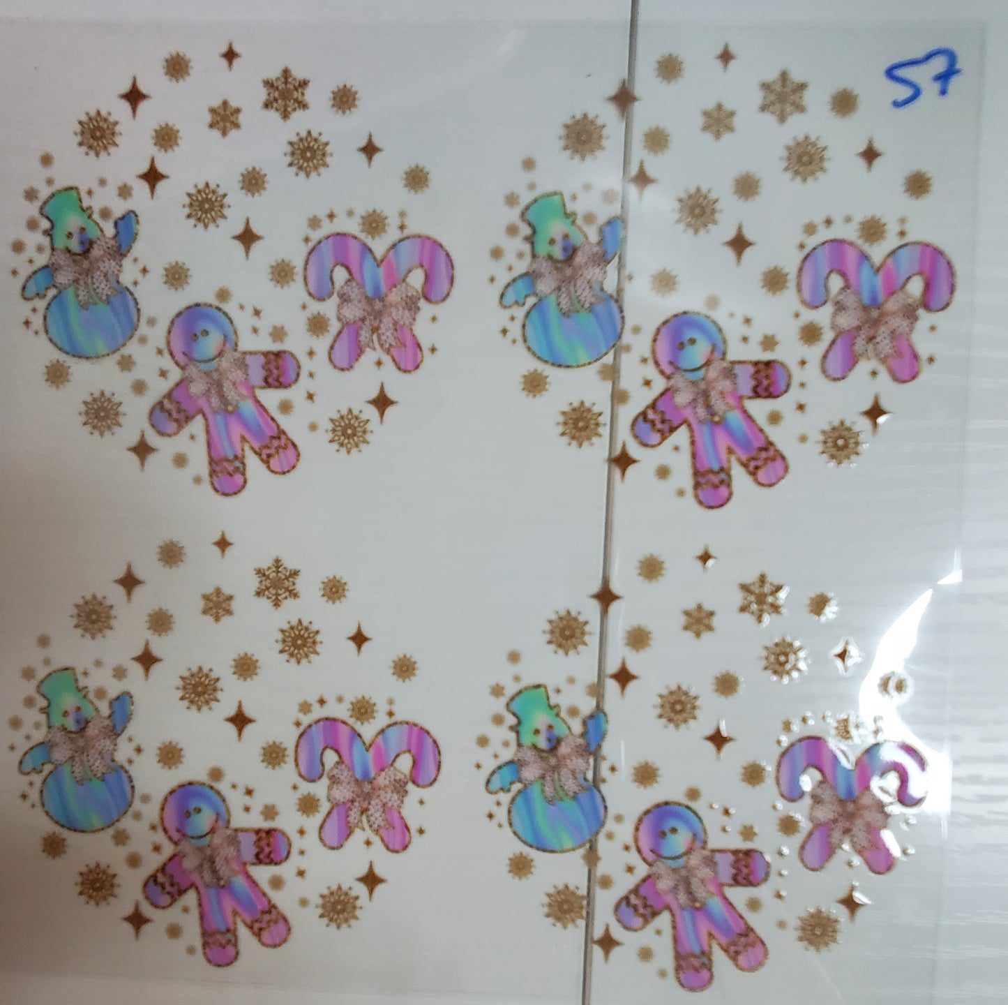 Set of 4 Custom Acrylic Holiday Ornaments