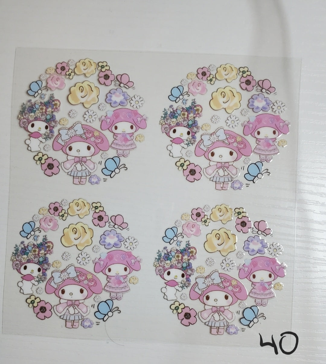 Set of 4 Custom Acrylic Holiday Ornaments