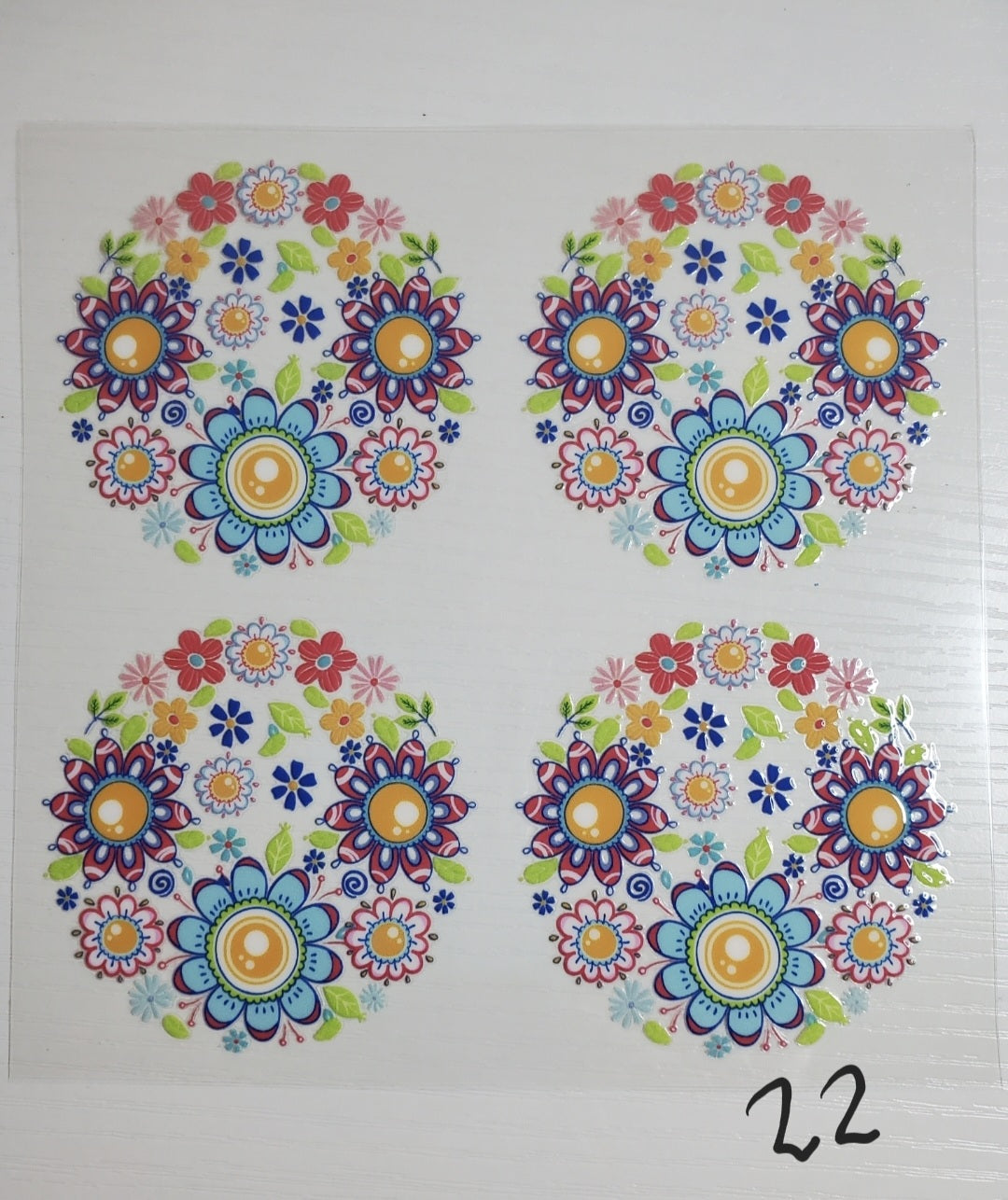 Set of 4 Custom Acrylic Holiday Ornaments