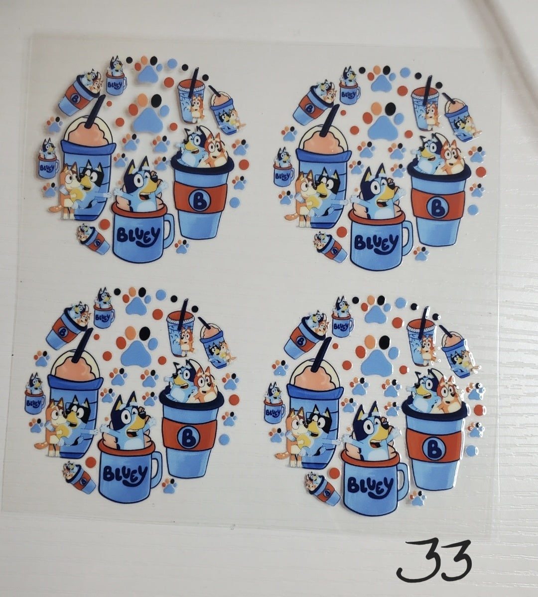 Set of 4 Custom Acrylic Holiday Ornaments