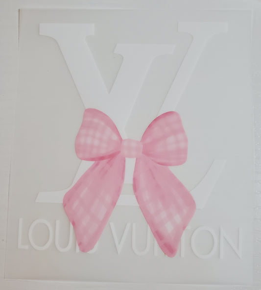 LV Pink Bow