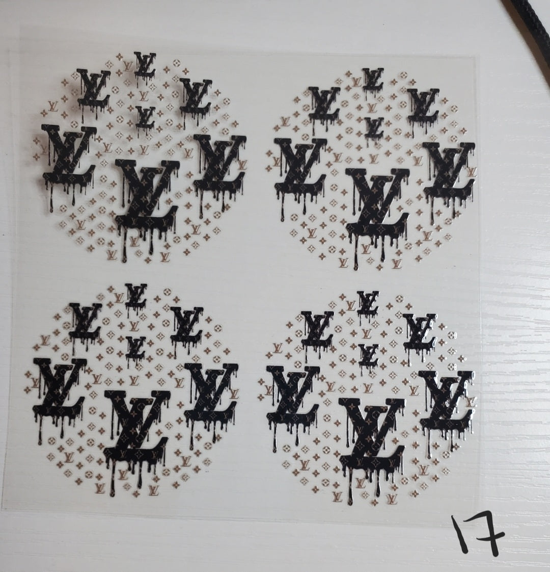 Set of 4 Custom Acrylic Holiday Ornaments