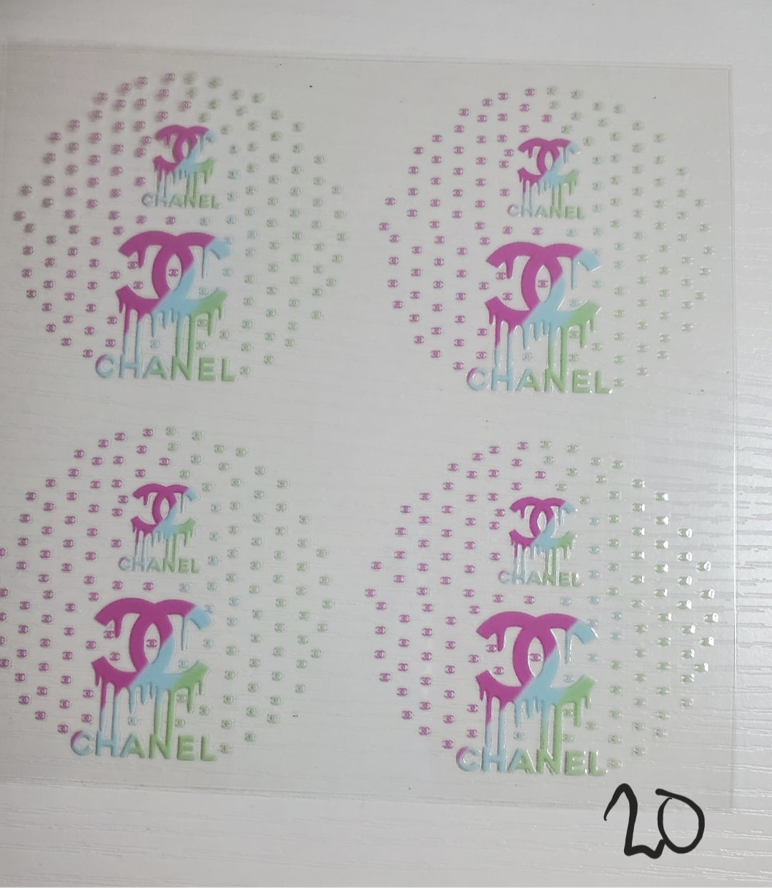 Set of 4 Custom Acrylic Holiday Ornaments